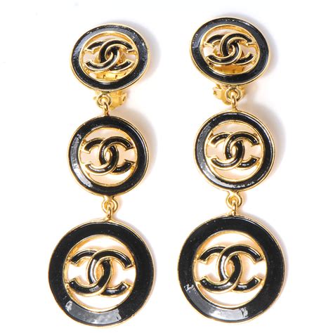 chanel clip on earrings.